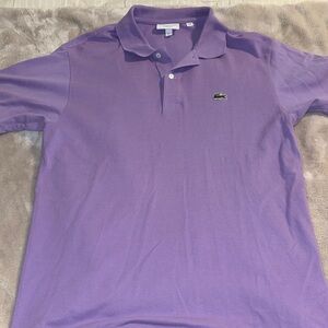 Lacoste Men's Lavender Polo Shirt